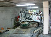 Reprise en sous oeuvre par l'intérieur d'une maison avec micropieux et longrines