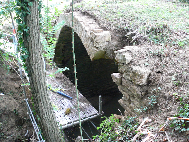 avant travaux voute en mauvais etat